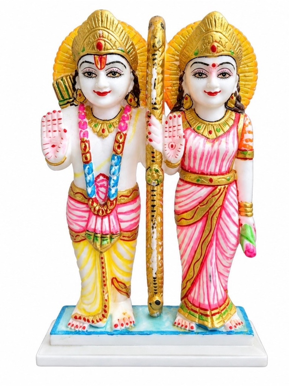 Rama & Sita Marble Sculpture
